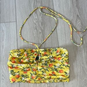 Wild Fable Yellow Floral Top